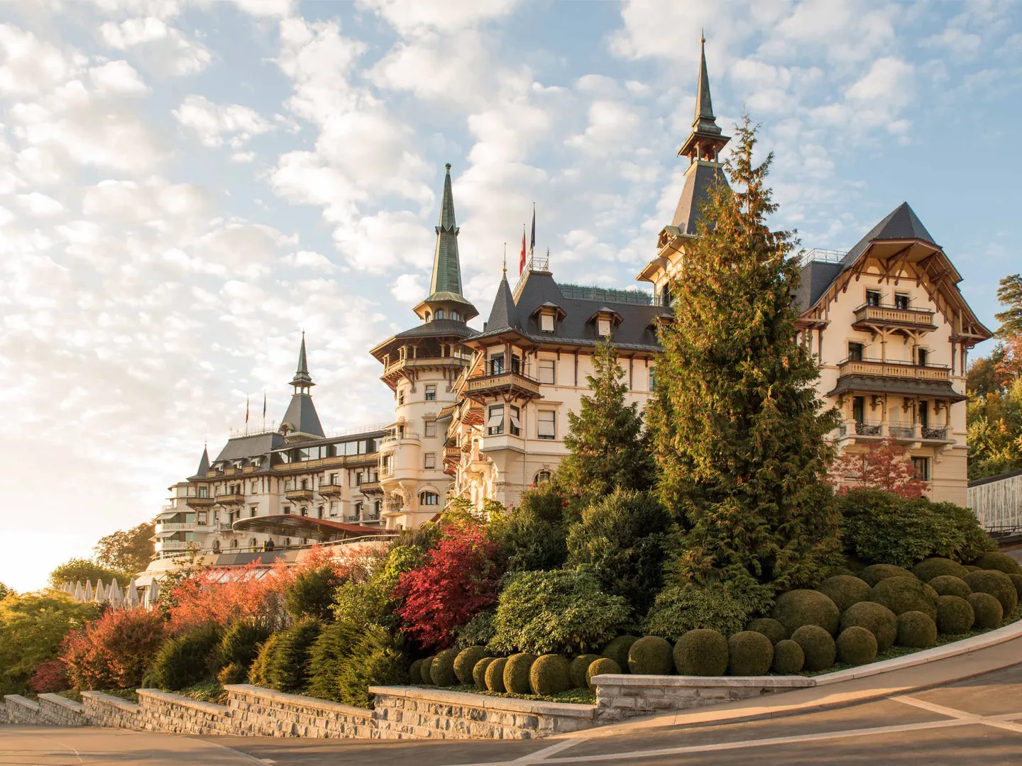 Stay at the stunning luxury five-star Dolder Grand hotel in Zurich on a Swiss Alps holiday
