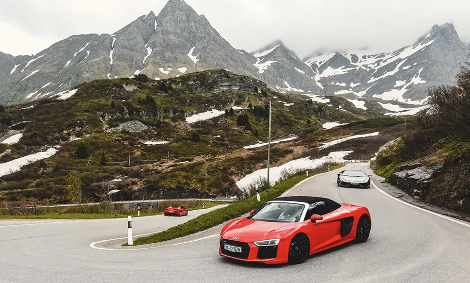 Audi R8 on European Supercar Tour