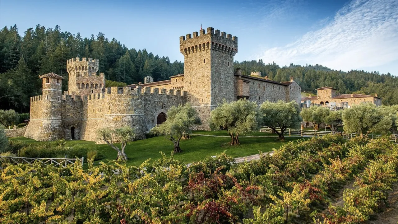 Castello di Amorosa in Napa Valley, California