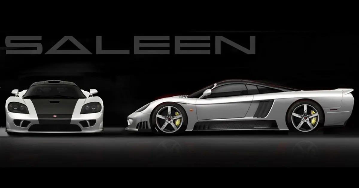 A Saleen S7 supercar.