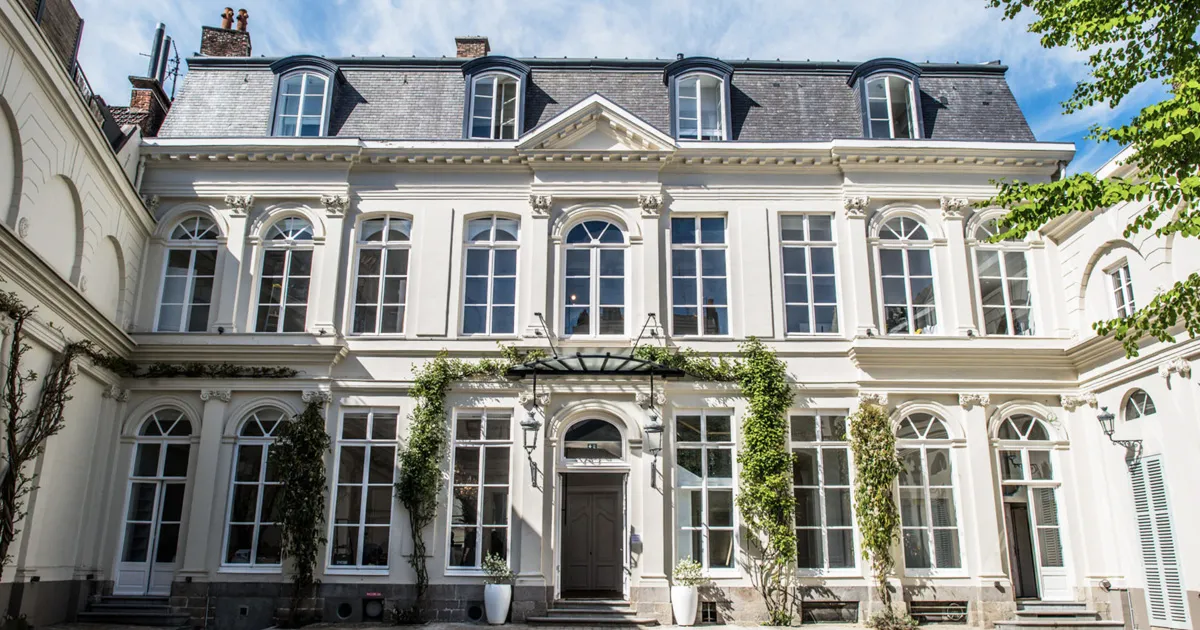 An exterior shot of Clarance Hôtel, Lille, France