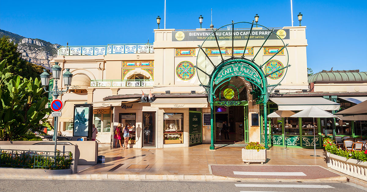 Exterior of the Café de Paris Monte-Carlo