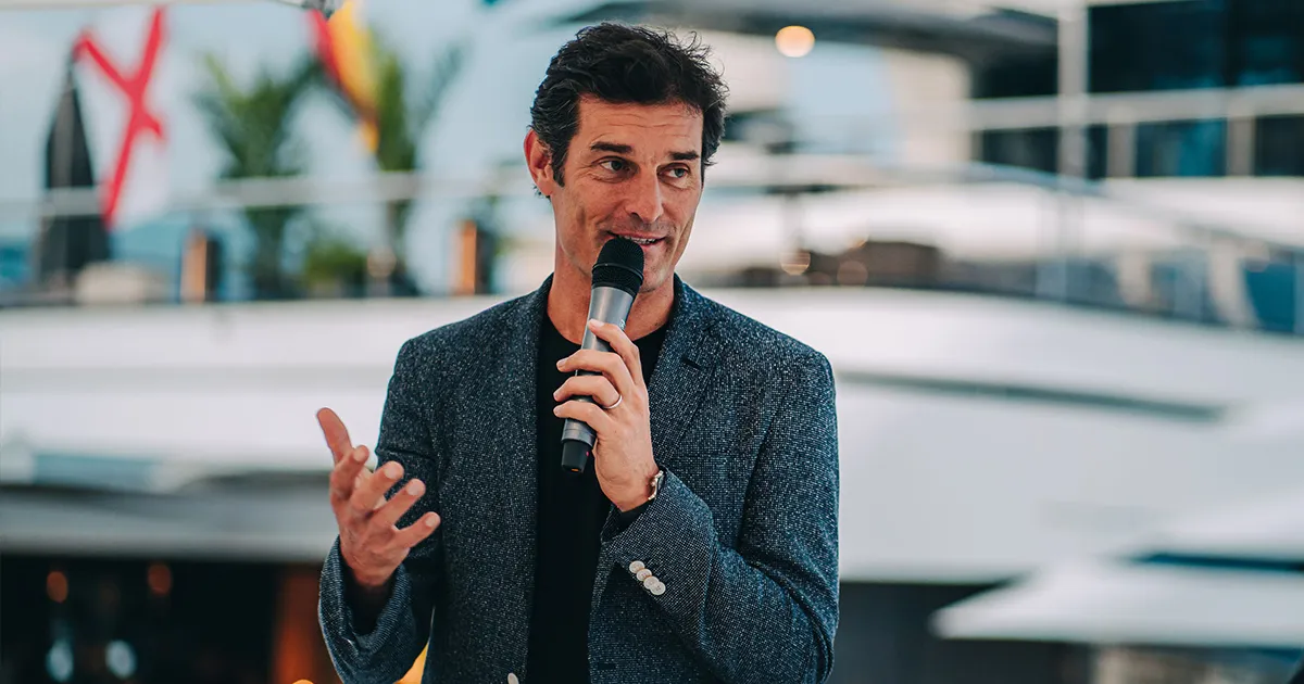 F1 driver onboard a superyacht during the F1 Monaco