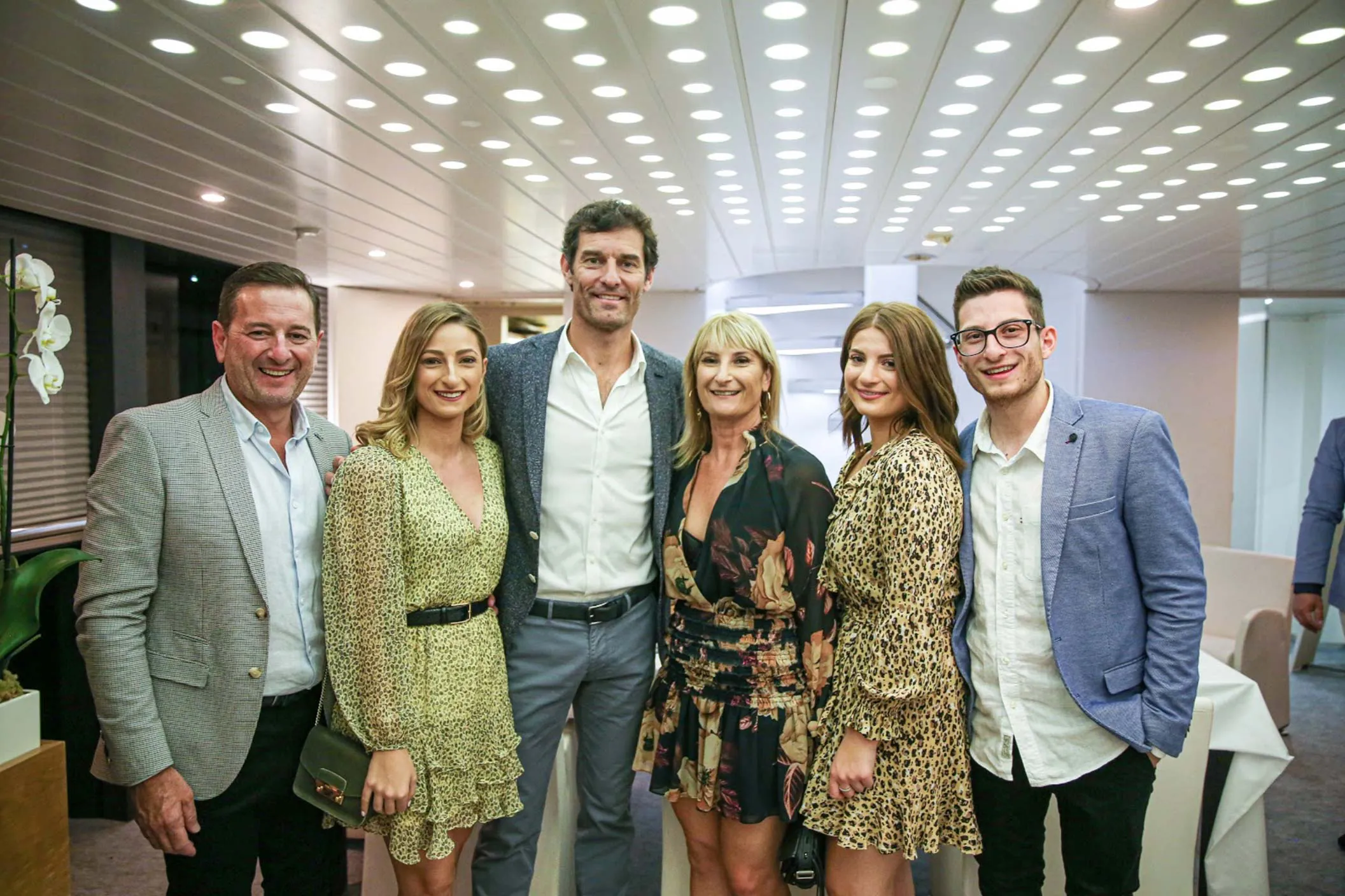 Mark Webber with Ultimate Driving Tours guests in Monaco