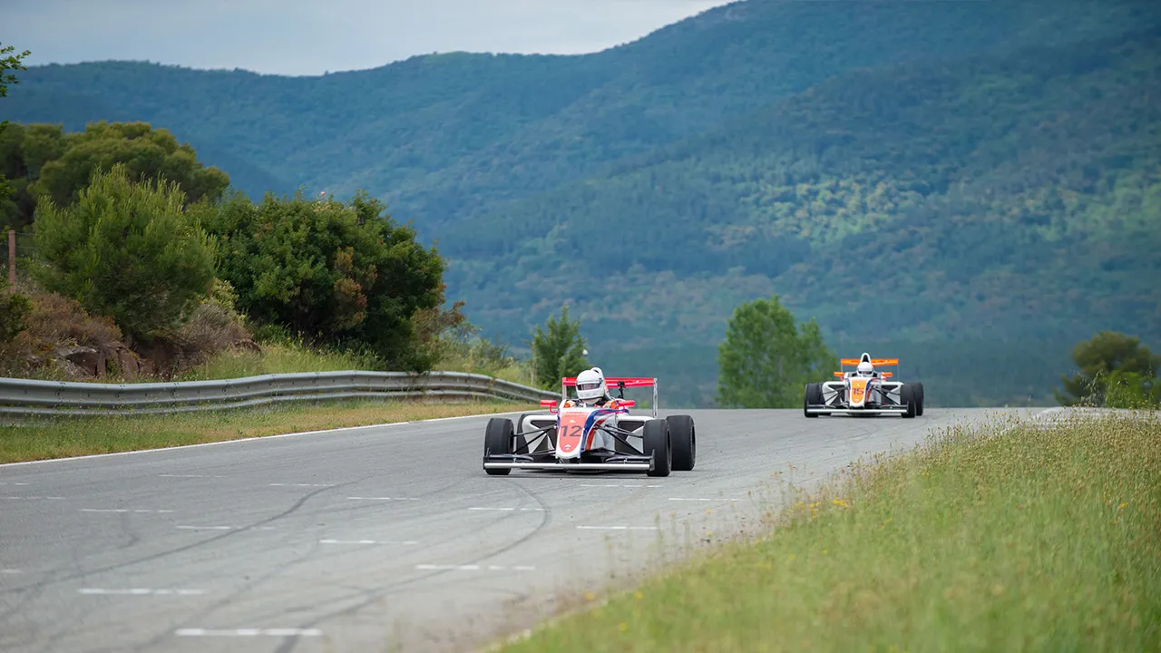 Drive a real ex-F1 car at a private track day in France