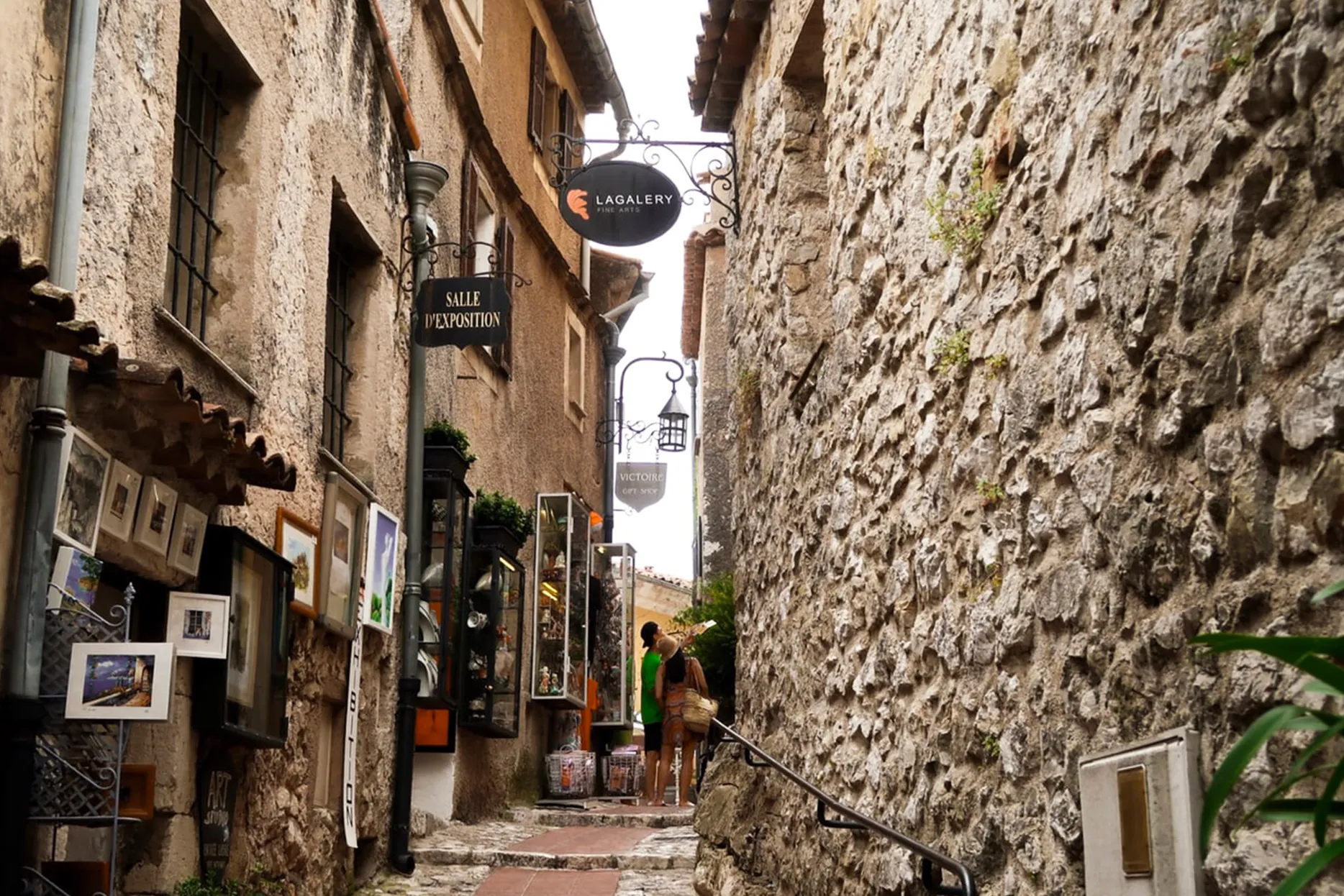 A laneway in Eze, France