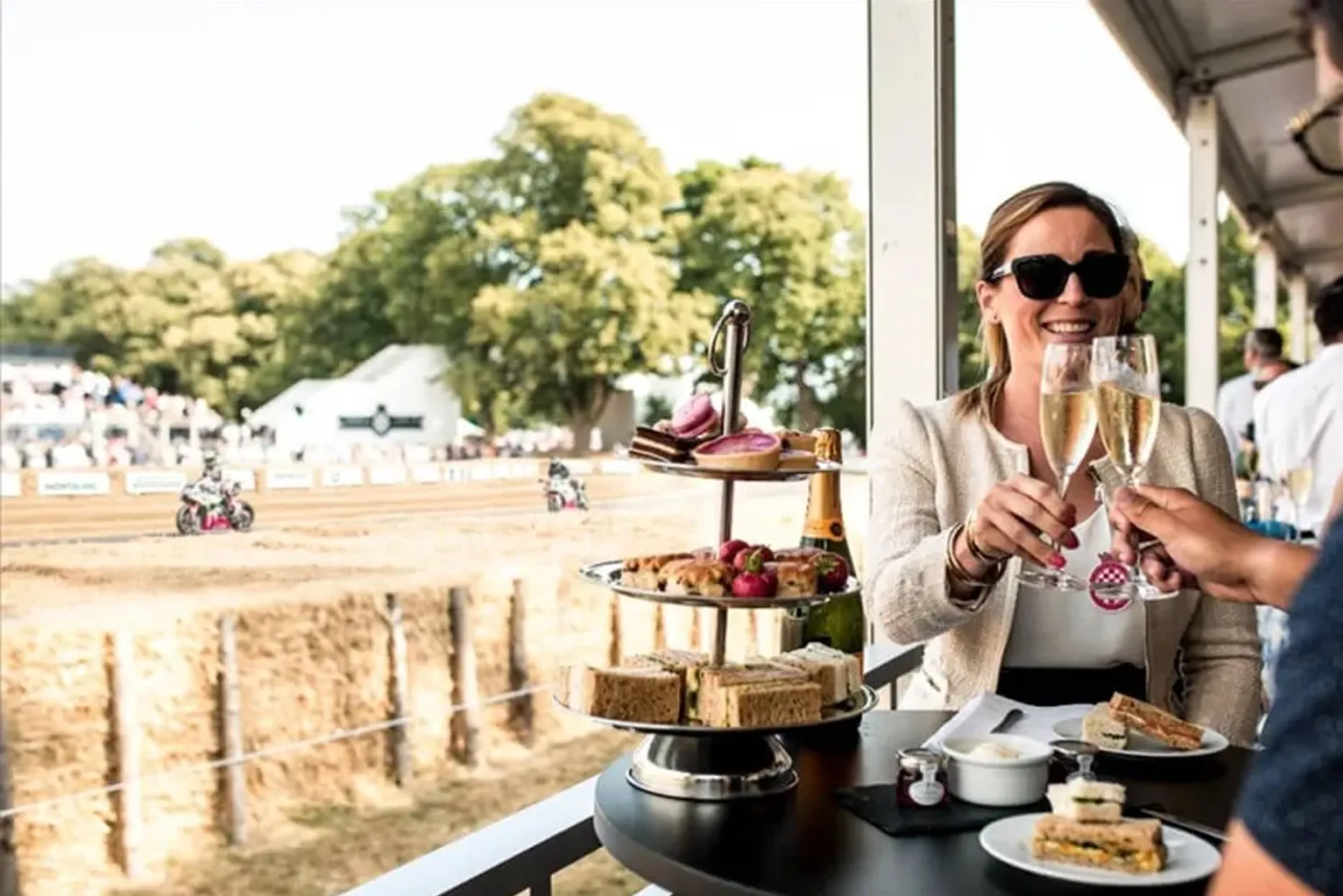 Champagne hospitality at Goodwood FOS