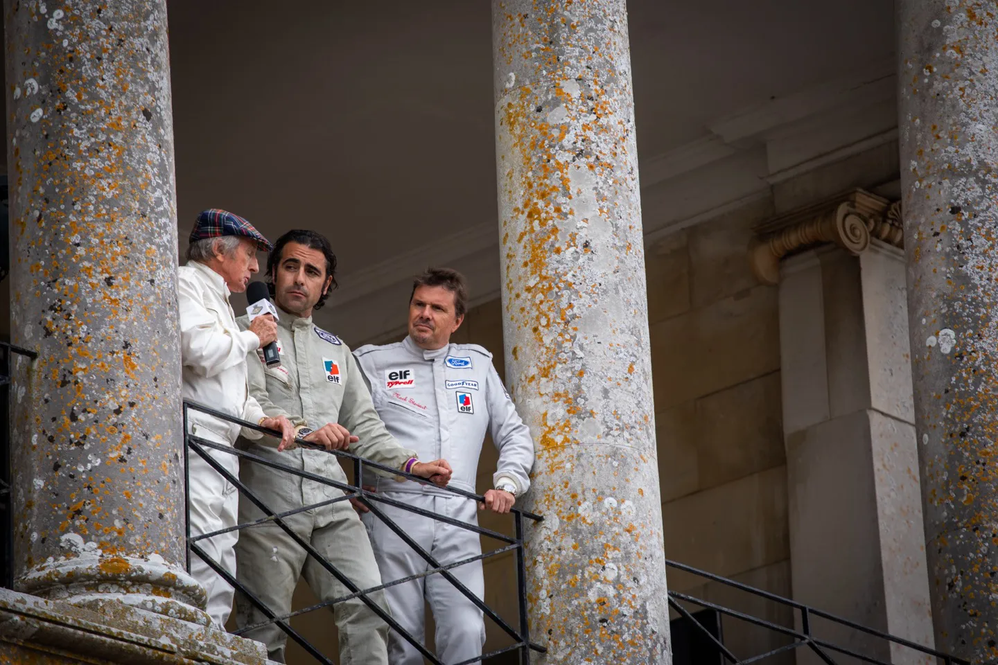 See motorsport celebrities and legends like Sir Jackie Stewart during Goodwood Festival of Speed