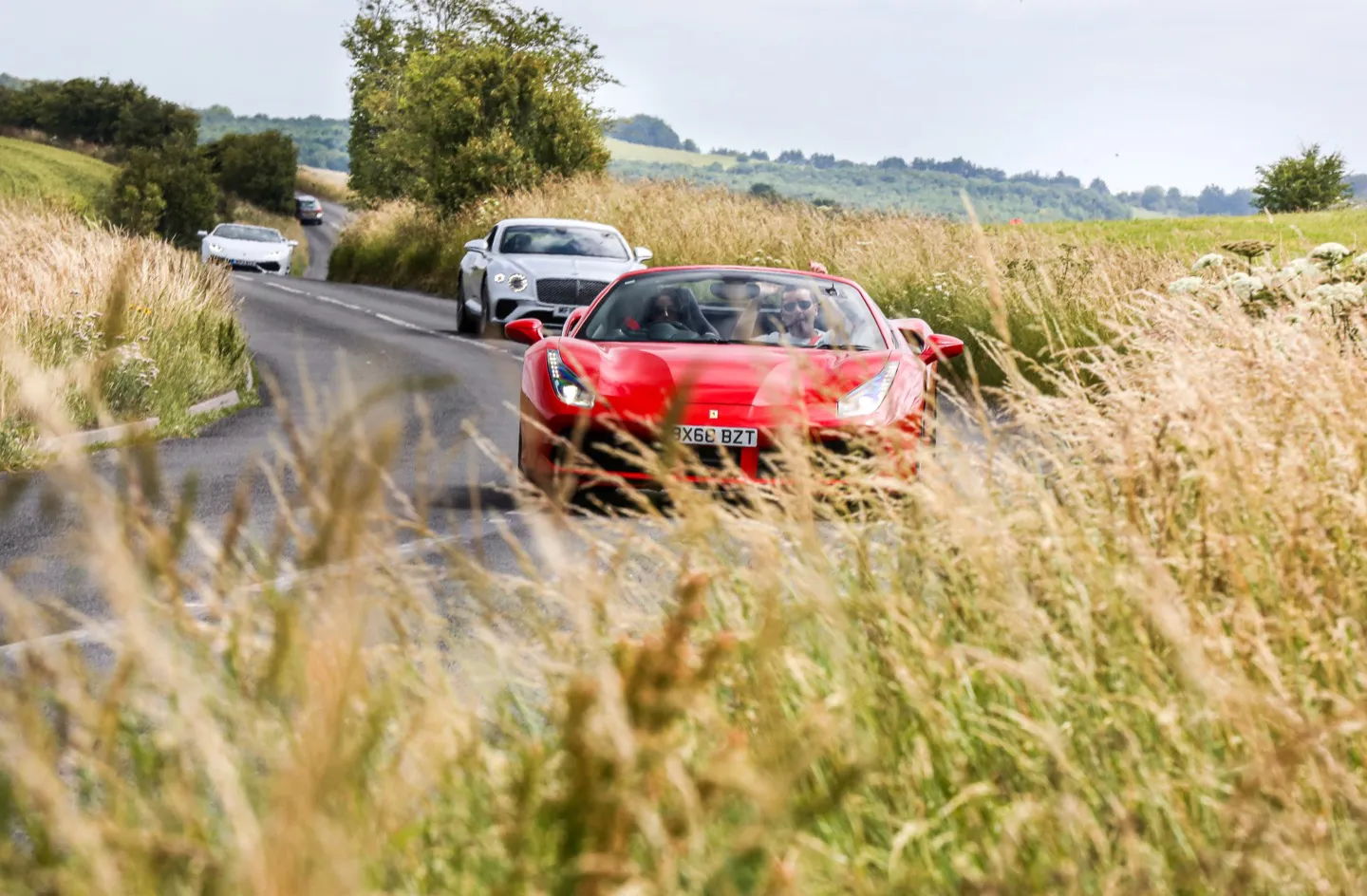 Ferrari on a driving tour in Lakes District