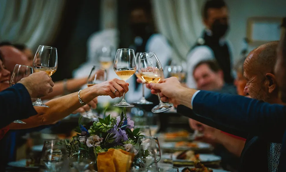 Group Dinner on a Supercar Driving Tour